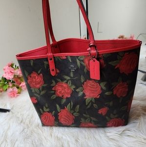 Beautiful, Floral, COACH Tote